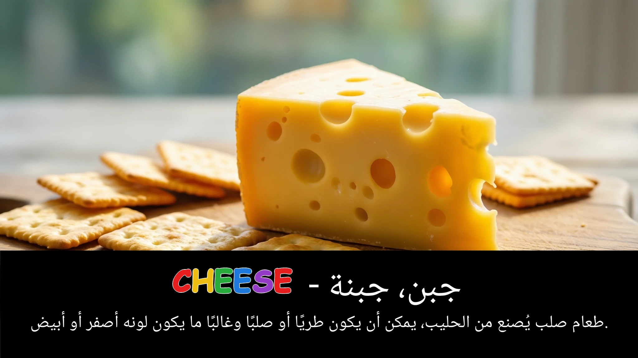 Arabic Illustration for cheese